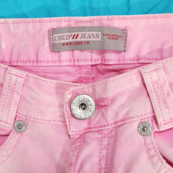 Used brand Jeans zippers denim crop pants 28 wst - Picture 7 of 8